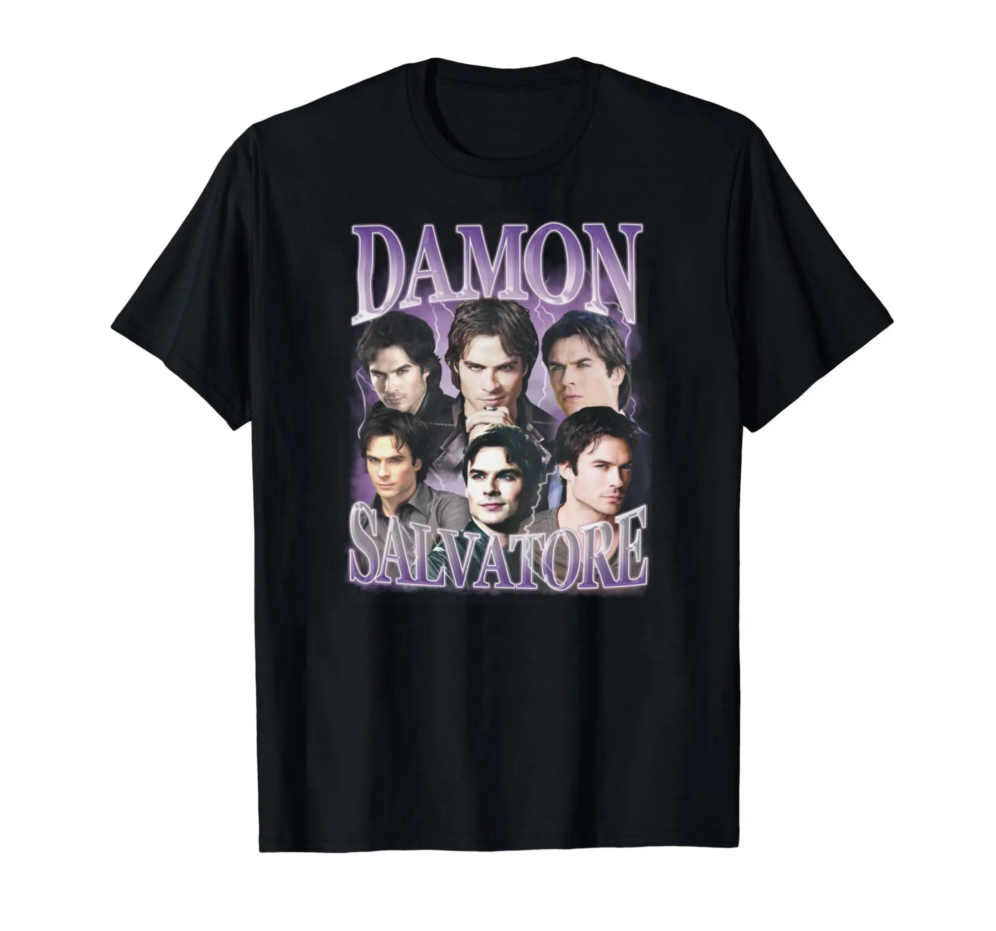 VintageTee Gildan The Vampire Diaries Tv series T-Shirt, Damon Salvatore T-shirt, The Vampire Diaries, Damon Vampire T-shirt, Damon Salvatore Bootleg Tee, Gifts For Him, Her, Friends, Film Fans