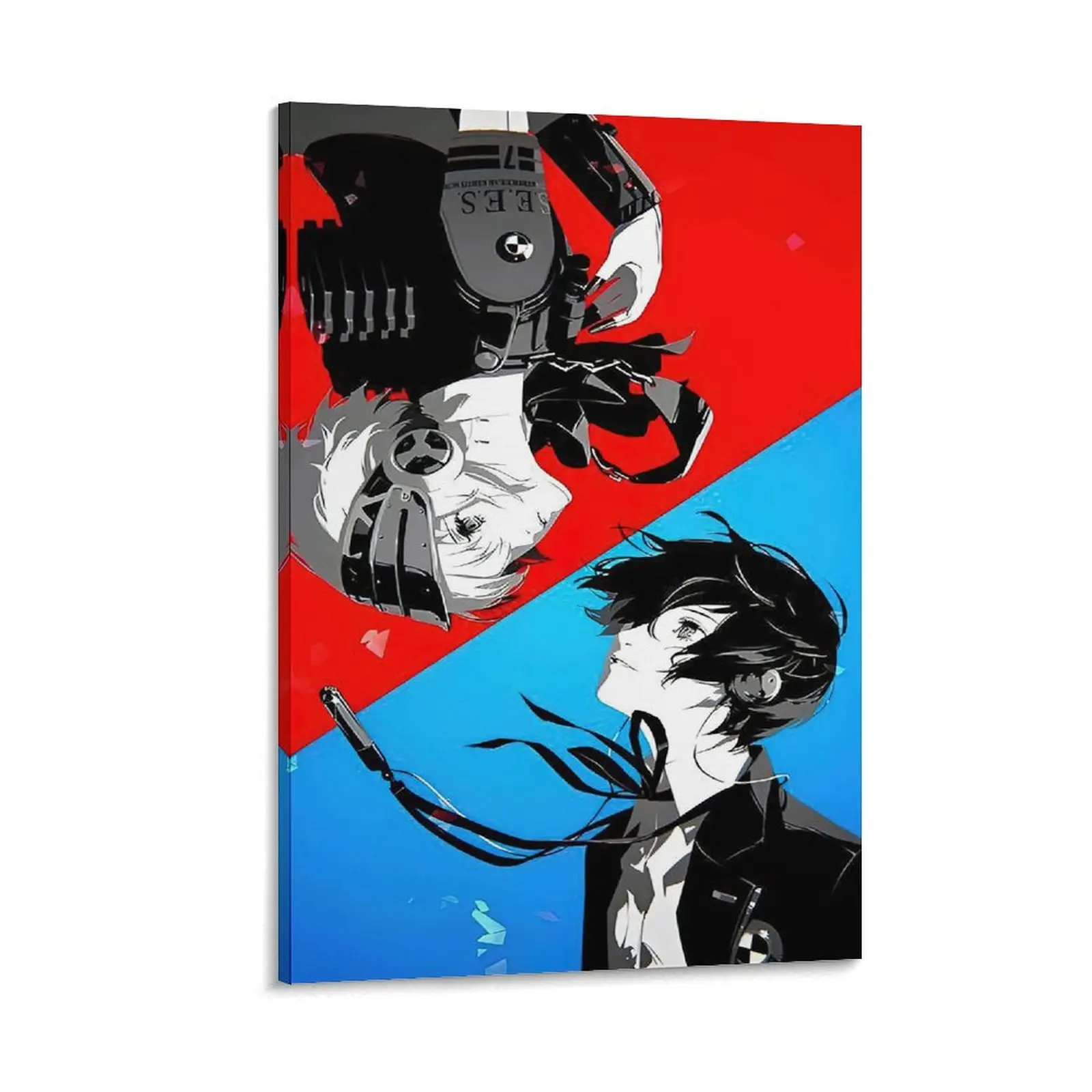 Persona Game Canvas Poster, A Gift for Game Enthusiasts Canvas Poster Bedroom Decor Sports Landscape Office Room Decor Gift9 Frames Frame-.
