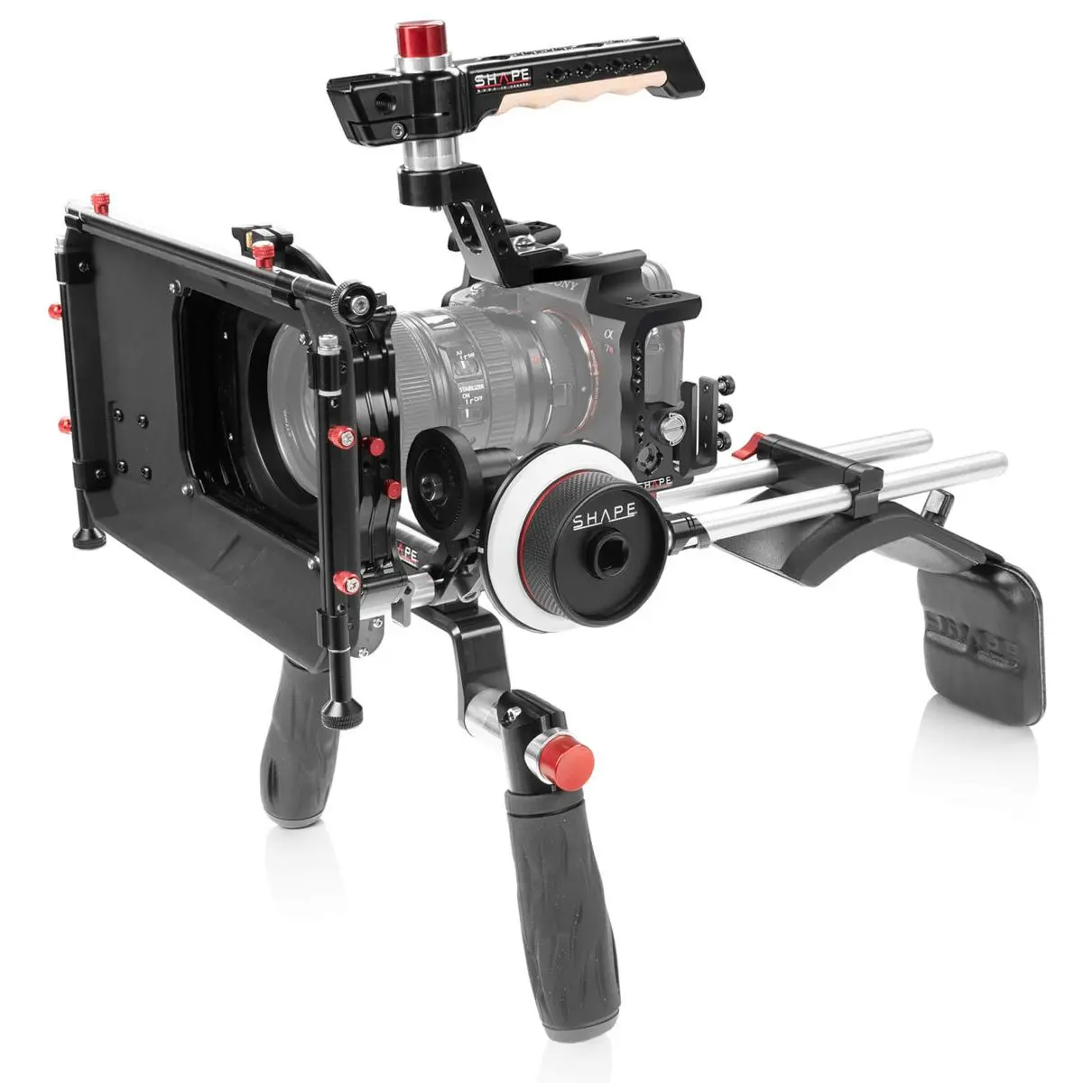 Shape Shoulder Mount with Matte Box and Follow Focus for Sony Alpha a7R IV Camera