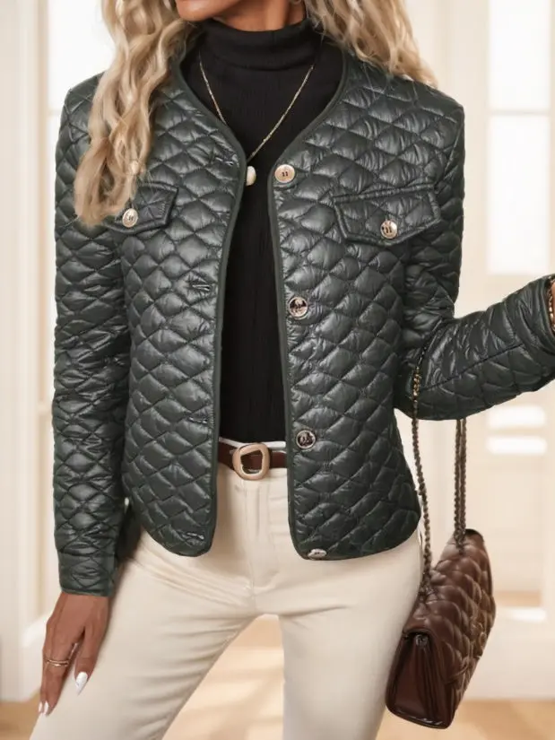 Elizabeth - Diamond-Quilted Padded Jacket