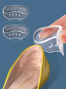 Silicone Heel Protector, Anti-slip Heel Sticker, Heel Protector Pad, Shoes Accessories for Women High Heels, Size Conversion Half Size Gel Pad, Footwear