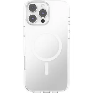 PopSockets iPhone 16 Pro Max Case Compatible with MagSafe, Phone Case for iPhone 16 Pro Max, Wireless Charging Compatible, Case Only - Clear