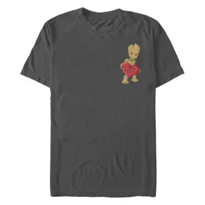 Men's Marvel Groot Heart T-Shirt