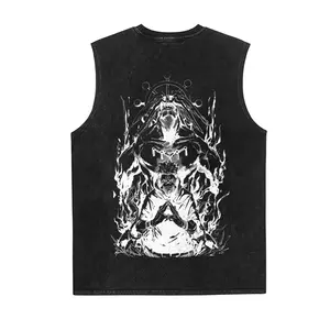 Jujutsu Kaisen Anime Vintage Tank 90s Graphic Sleeveless Tank Tops Men Vest Streetwear Outfits Men Vacation Outfits Sleeveless Shirt
