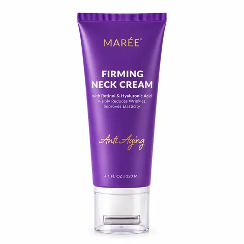 MARÉE Neck Firming Cream – Neck & Décolleté Moisturizer – Pro Retinol & AH-8 – 4.1 oz