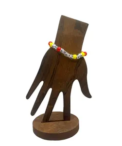 I’m lovin’ it (1pc) Red and Yellow Kandi Bracelet