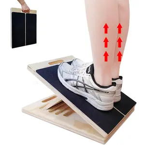 Ann Katy Calf Stretch Slant Board, Adjustable Portable Wooden Calf Stretch Board for Leg, Knee, Heel, and Ankle Stretching, 450 lbs Weight Capacity
