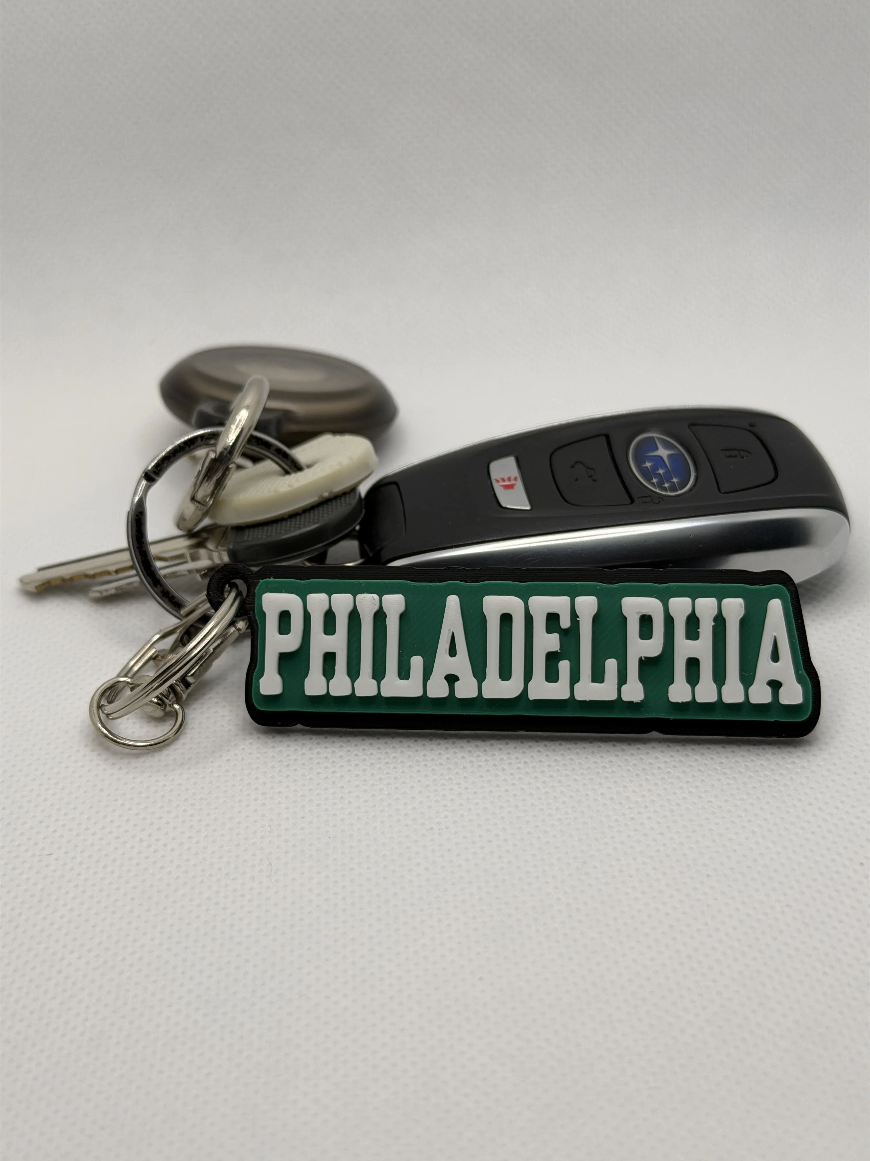 Philadelphia 3D Printed Keychain - R3Designs