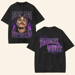 Dominik Mysterio Vintage Wash T-Shirt – Oversized Retro Graphic Tee Inspired by WWE Judgment Day Era, Wrestling Streetwear Merch & Rising Star Legacy cotton unisex classic fan gift top Fabric Menswear casual shirt wwe fan MVY
