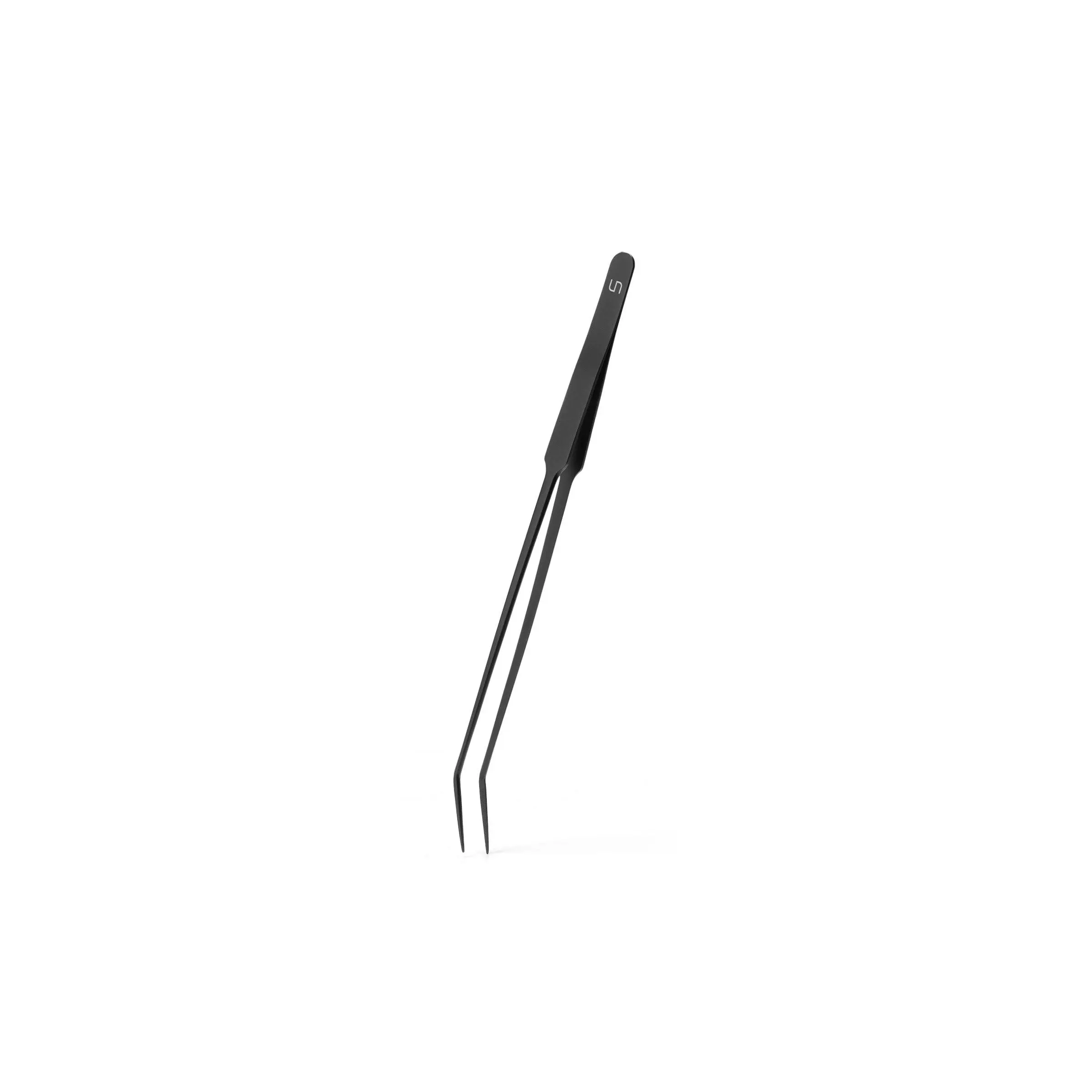 UNS Black Curved Tip Pinsettes