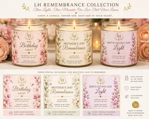 LH Remembrance Candle And Cards