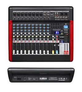 Professional 12 Channel PA Mixer 24-bit 99 FX USB interface MU-T102FX