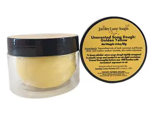 Golden Yellow Soap Dough 4oz Jar