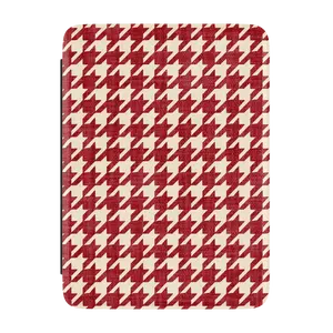 Casely Kindle Case | Scarlet Stitch | Red Houndstooth
