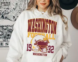 Vintage 90s Style Washington Football Vintage Style Comfort Colors Hoodie,Washington Crewneck Commander Hoodie, Fan Gift Hoodie