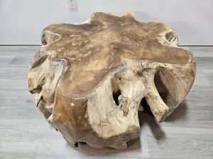 Round Teak Root Coffee Table
