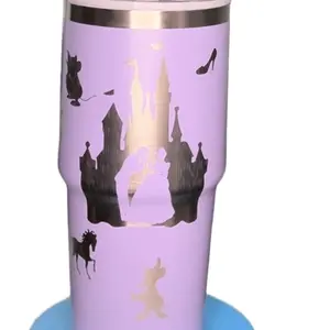 Cinderella Custom 20oz Hydraquench Tumbler Drinkware Bottle