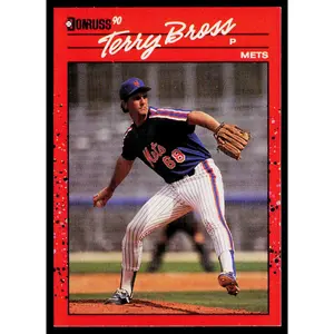 Terry Bross 1990 Donruss #502 RC New York Mets