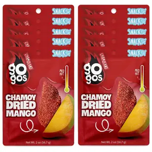 by Chamoland 10 Chamoy Dried Mango, Dried Snacks with Sweet, Tangy, Spicy Flavors, Real Mexican Snacks Made with Dry Chamoy Mango Slices, 2 oz