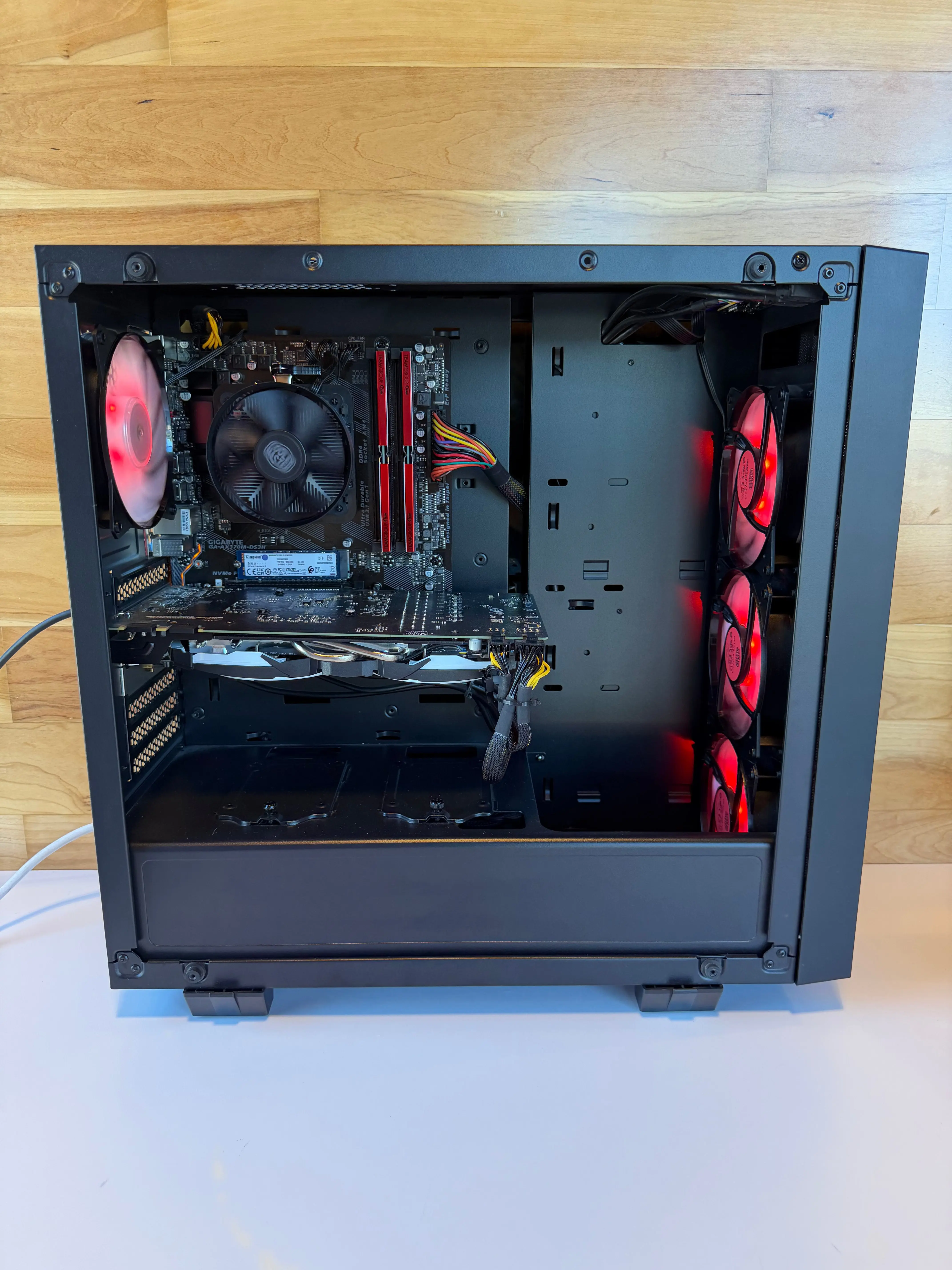 Custom Desktop PC | AMD Ryzen 7 2700X | 16GB RAM | 2TB NVMe SSD + 2TB HDD | GTX 1070 Ti | Windows 11