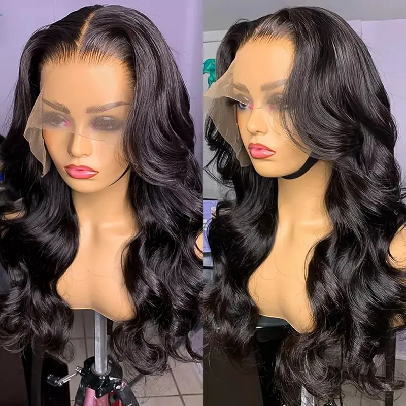 13x6 13x4 Lace Front Wigs Human Hair for Women 180 Density  display picture 3