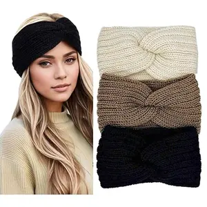 Solid Color Wide Band Hair Band, Casual High Stretch Hair Accessories for Women & Girls, Minimalist Headwear Suitable for Thick Hair,Best Christmas gift #winter headband # headband shop