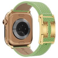 Green Band +Gold Buckle
