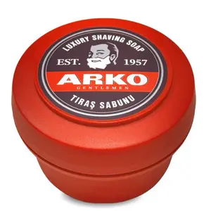 Arko Luxury Shaving Soap Bowl Tub Jar Traditional Turkish Barber 150gm for Sensitive skin