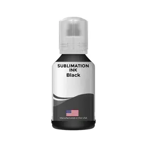 Replacement 140ml Black Sublimation Ink Bottle Compatible with Epson Supertank Printers for 502/512/522 Bottles