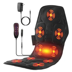 Full Body Massager with Heat, App Control Vibration Massage Seat Cushion, 10 Motors & 3 Heat Levels Chair Massager Pad, Gifts for Mom,Dad Home Office Use