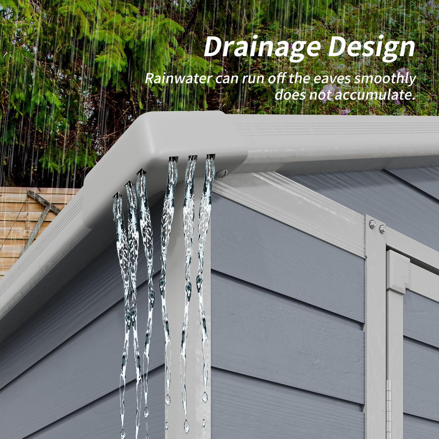 Aoxun Resin Storage Shed with Window – Waterproof, Lockable & Includes a Floor! Perfect for Patio, Lawn & Backyard. #BackyardMakeover #StorageHack #OutdoorOrganization