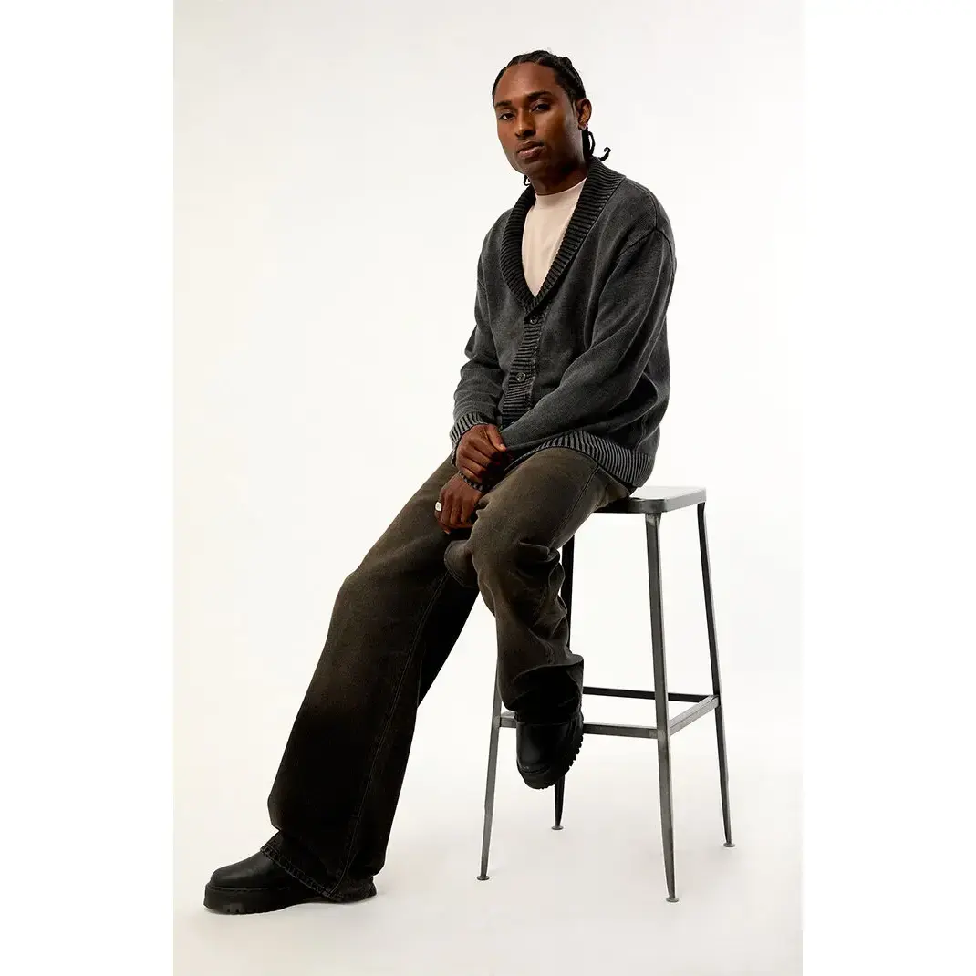 Pacsun Men's Lloyd Cable Knit Sweater Pacsun Men's Lloyd Cable Knit Sweater