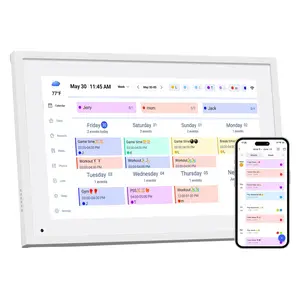 10.1 inch Digital Calendar & Chore Chart, Smart Touchscreen Display for Family Schedules, Hearth Display Family Planner, Digital Photo Frame, Great for Organizing Your 2025 Calendar