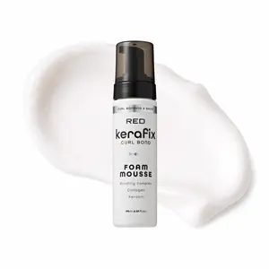 RED by Kiss Kerafix Curl Bond Collection - Anti-Frizz Bond Repair Hair Styling & Essential Prep for All Curl Types (2A-4C), with Keratin & Coconut Oil