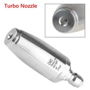 Turbo Nozzle Rotating Washer Spray Tip Q35 3600 psi Max Pressure Stainless Steel & Aluminum 1/4" Quick Connect Plug for High-Pressure Cleaning Tasks