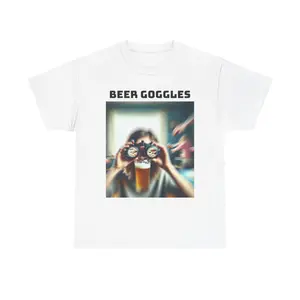 Beer Goggles - Unisex Heavy Cotton Tee