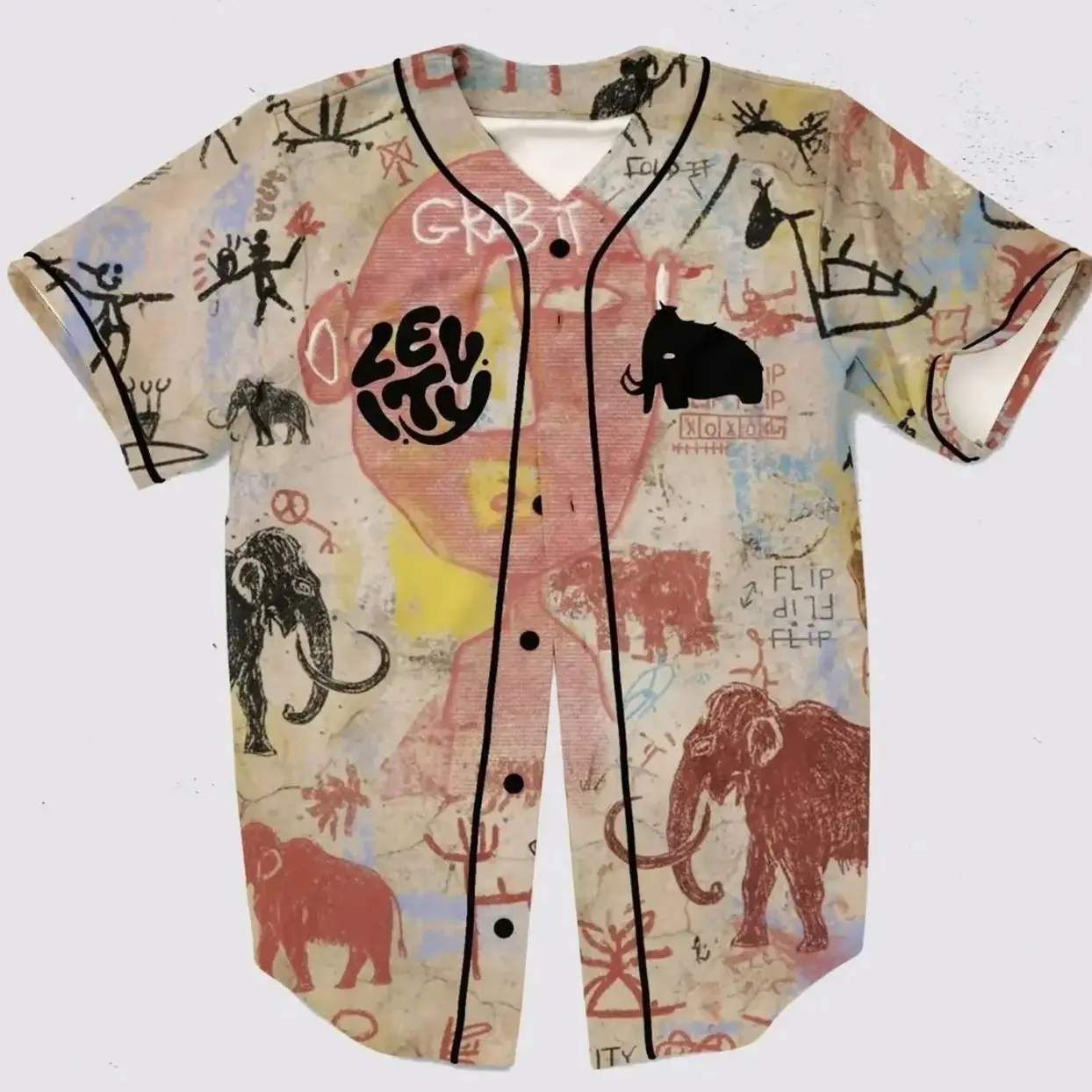 Levity Wooli Rave Baseball Jersey
