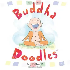 USED Book - Buddha Doodles by Molly Cules (Paperback) - english