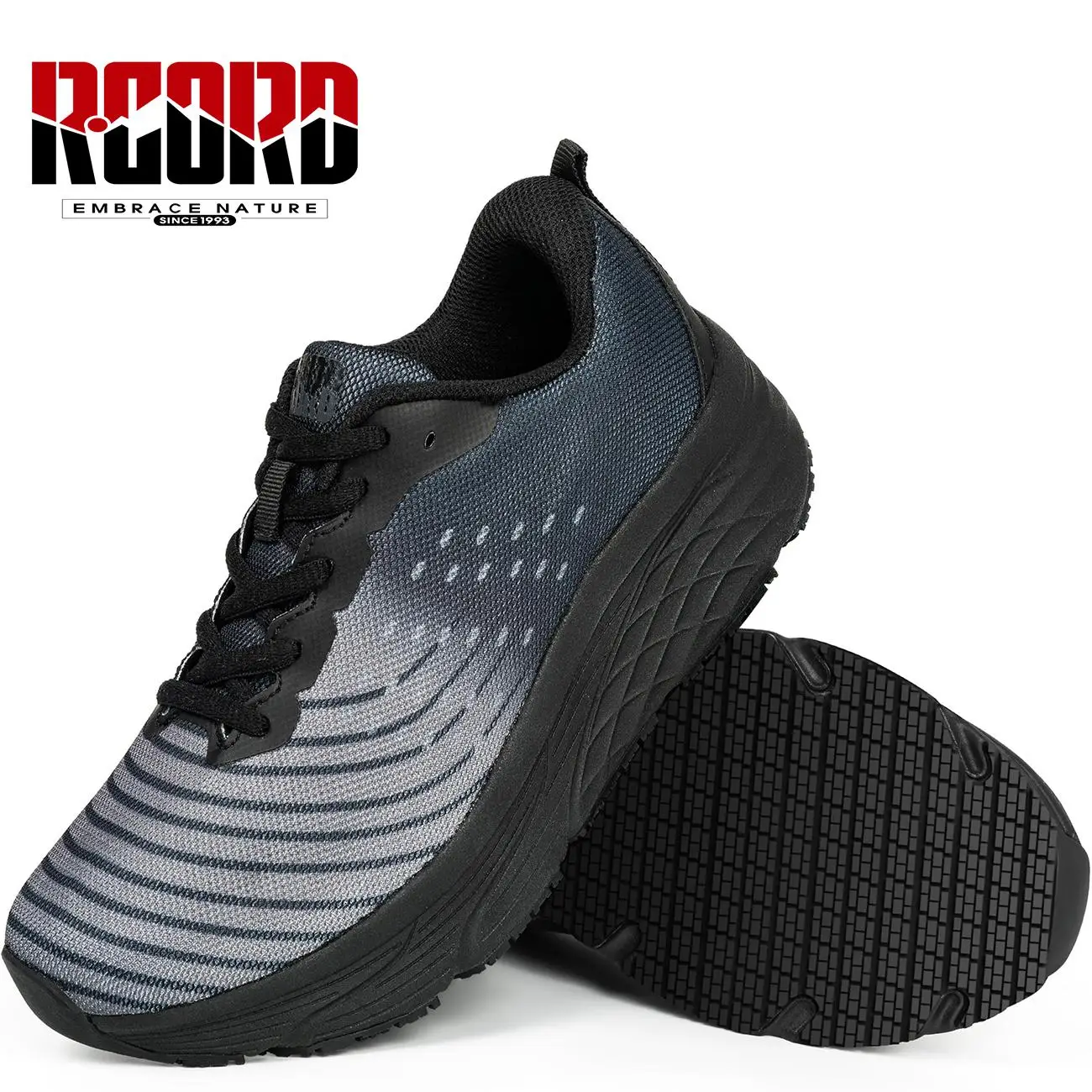 R CORD Work Shoes Waterproof Slip Resistant Kitchen Shoes Women, Food Service & Nurse Shoes for Women, Oil Resistant Chef Shoes, Anti Slip Oil Resist