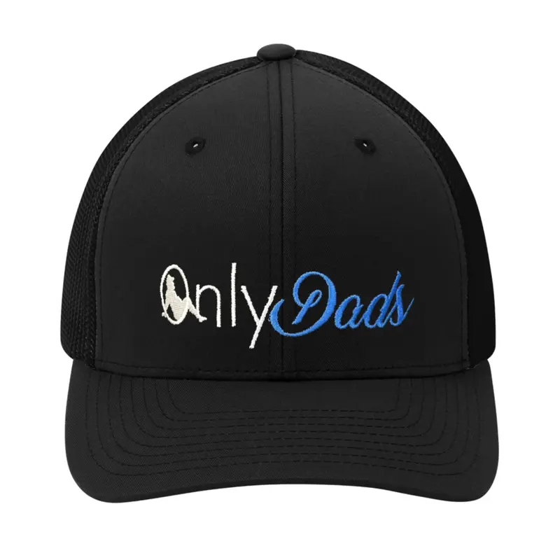 OnlyDads Authentic Embroidered Logo Snapback Cap Hat, Premium Quality Polyester-Cotton Hand Wash Only Hat for Daily Commute