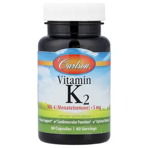 Carlson Vitamin K2, 5 mg, 60 Capsules
