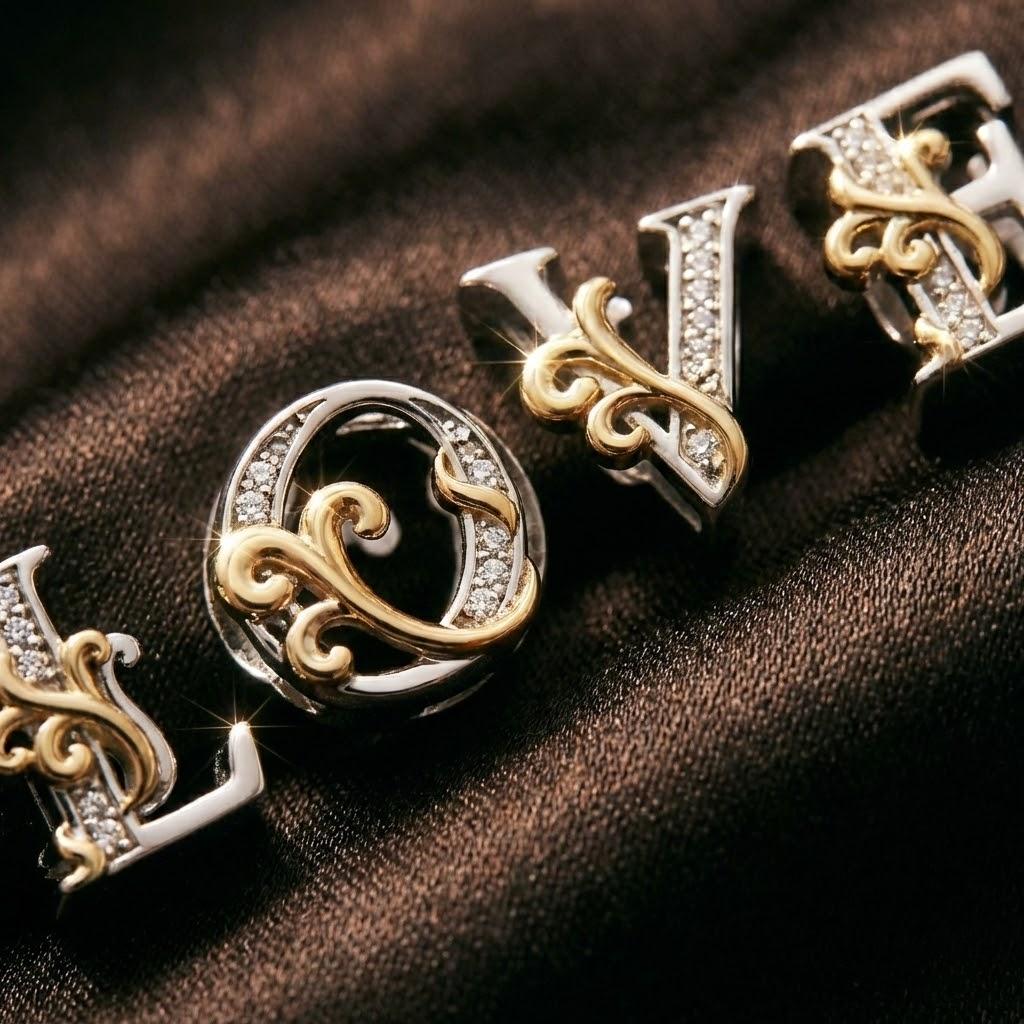 925 Silver-plated 26 Alphabet Initial Letter A-Z Jewelry Charms, DIY Beads fits for Bracelet Necklace, Perfect Gifts for Women Family Friends