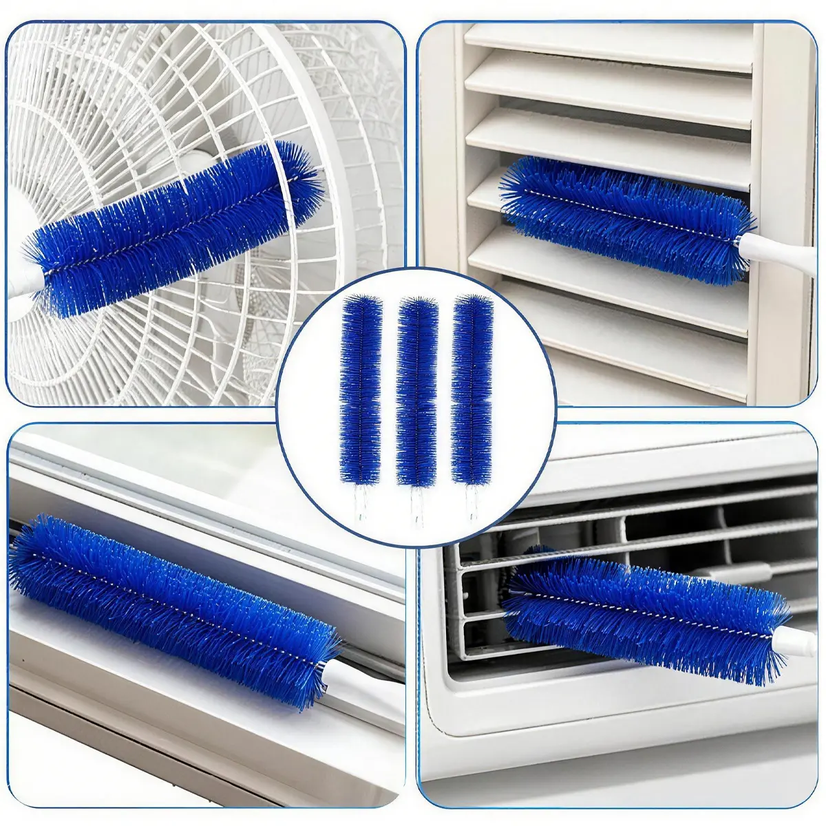 [Buy 2 Get 1 Free] Fan Cleaning Brush, Dust Removal Brush, Cleaning Brush, Bendable Microfiber Head, Reusable Dust Collector, Washable, Suitable for Ceiling Fan Blades