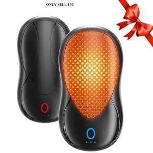 Portable Pocket Hand Warmer, Rechargeable Dual-Sided Electric Hand Warmers, 3-Temperature Settings, Magnetic, Outdoor Use, Christmas Gift