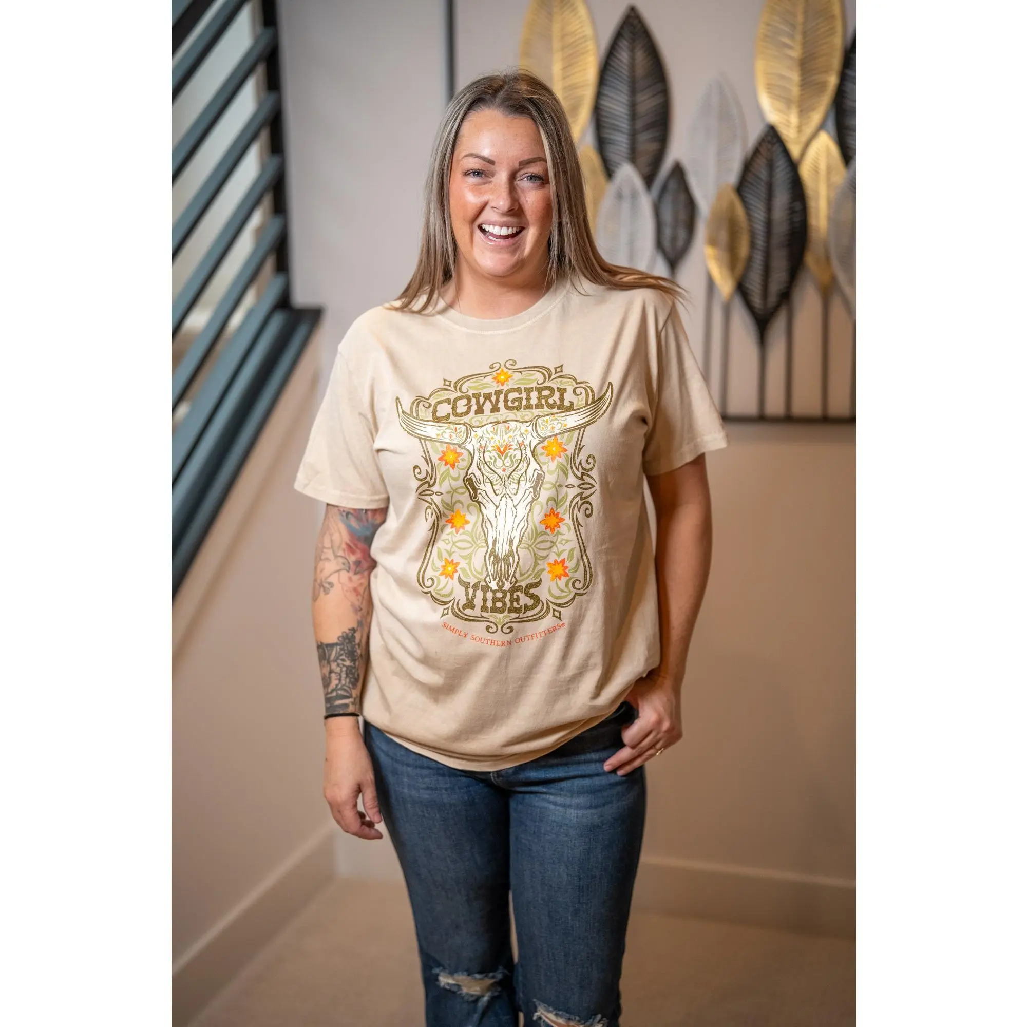 Simply Southern Tee - Cowgirl Vibes