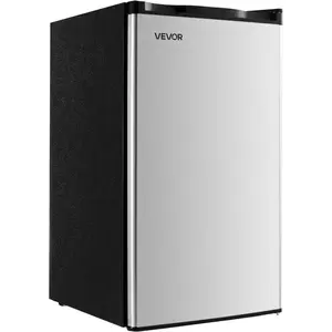 VEVOR 3.2 Cu. Ft Mini Fridge with Freezer, Vintage Compact Refrigerator with Tiny Frozen Zone, 7 - Modes Adjustable Temp, Energy Efficient Dorm Fridge, Low Noise Small Dorm Refrigerator, Retro RedVEVOR Super Brand Day