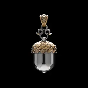 Acorn Capsule Pendant, Funky Unique Accessories