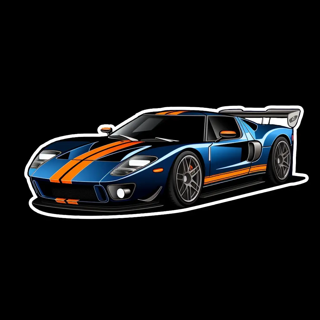 Ford GTR Sticker