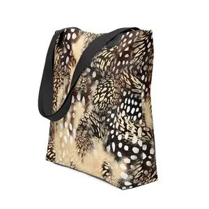 Feathered Cheetah Tote Bag - Versatile Design for Everyday Use, Ideal for Travel and Casual Outings