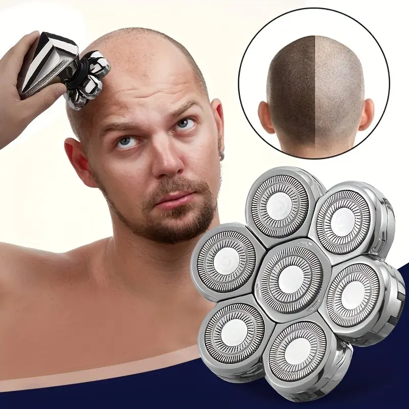 High Performance Daily Electric Shaver Replacement Heads, Smooth Comfortable Trimming Experience, Compatible with Most Brands, 5-9 Blade Set, Shaving Products, Shaving Accessories